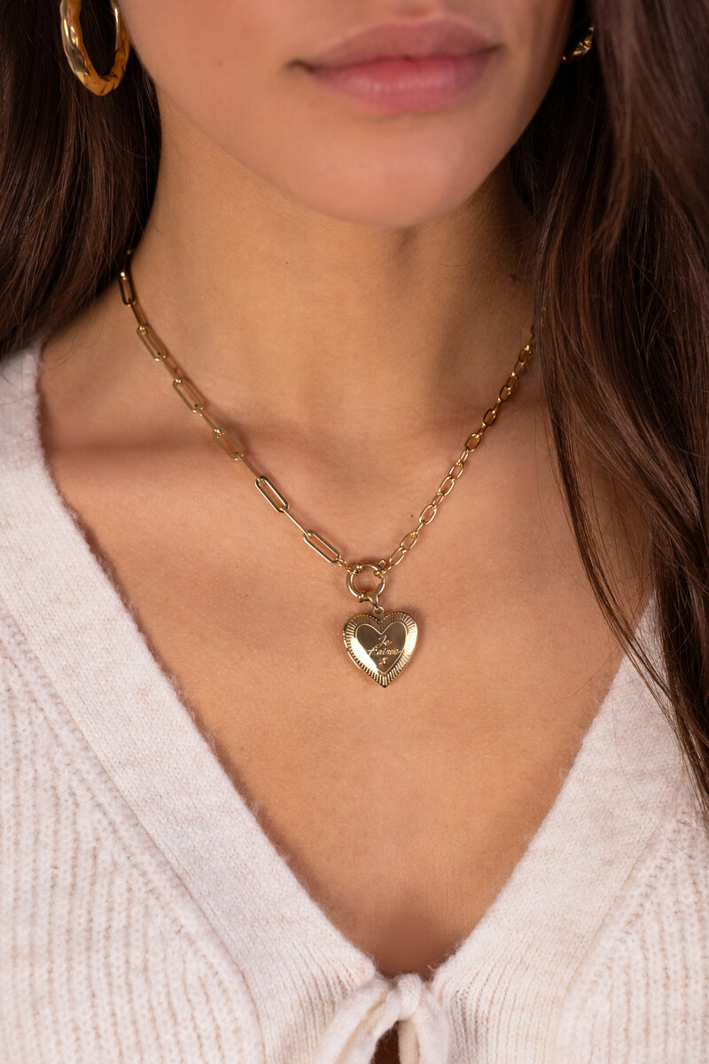 Love chain necklace with heart locket | My Jewellery
