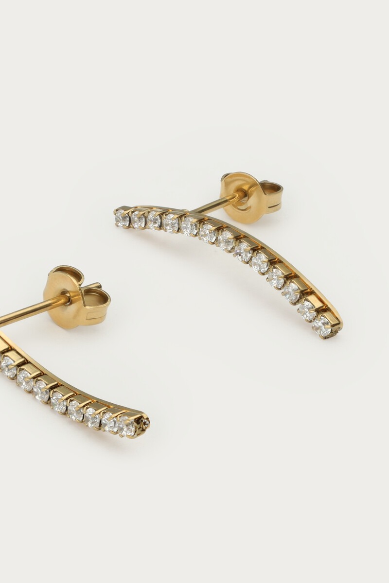 Ear climber with rhinstones | My Jewellery