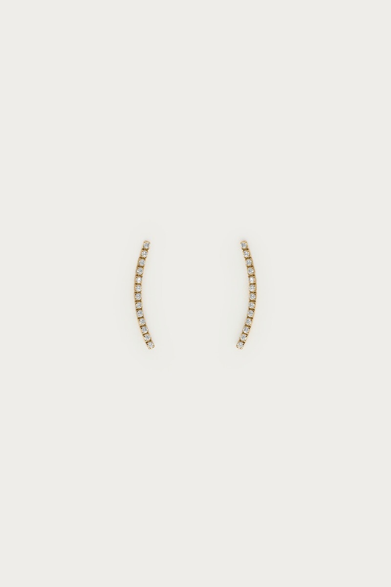 Ear climber with rhinstones | My Jewellery