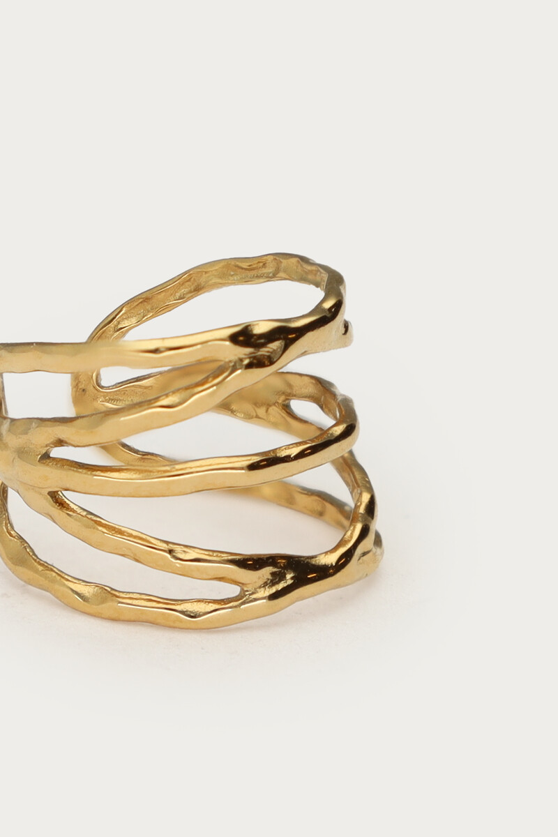 Ear cuff with crossed rings | My Jewellery