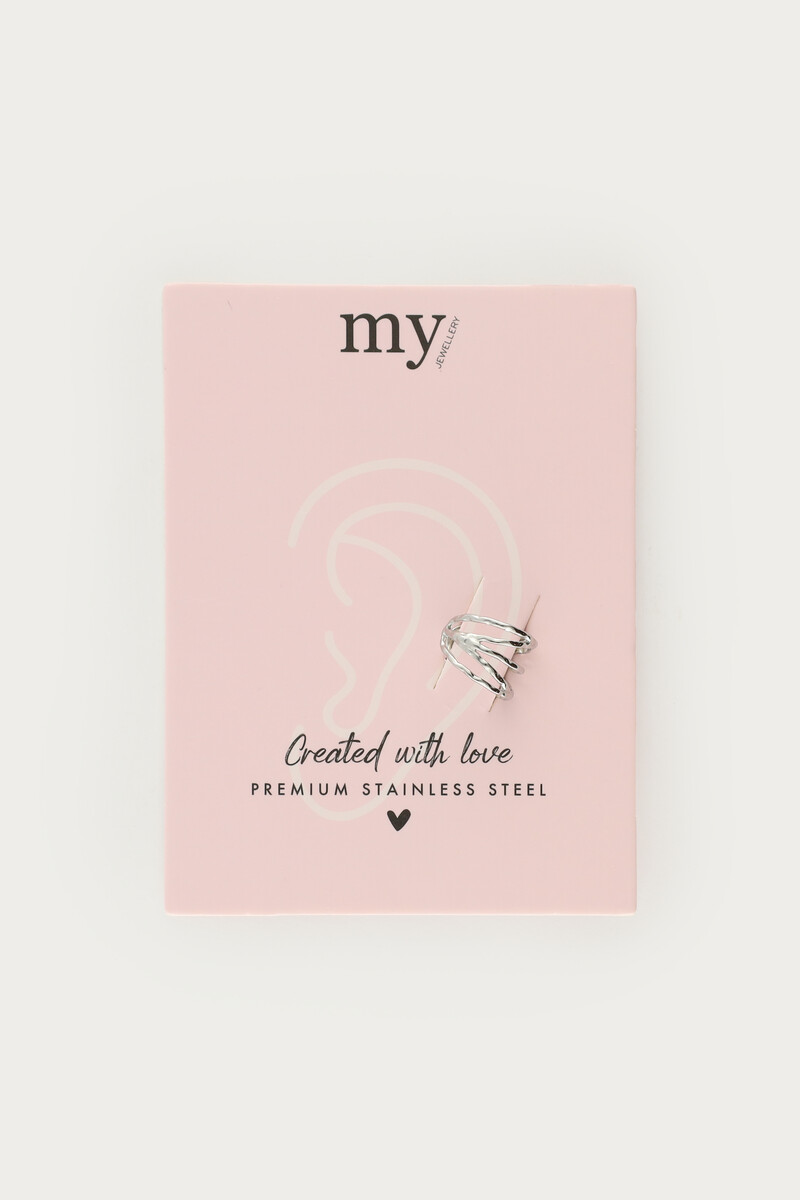Ear cuff with crossed rings | My Jewellery