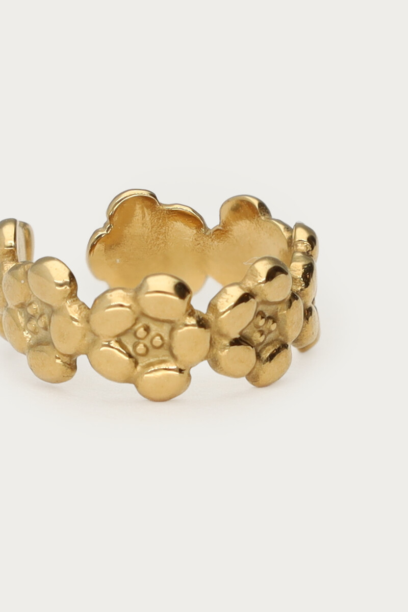 Ear cuff with flowers | My Jewellery