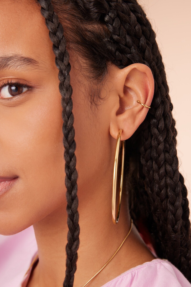 Ear cuff with mini organic shape | My Jewellery