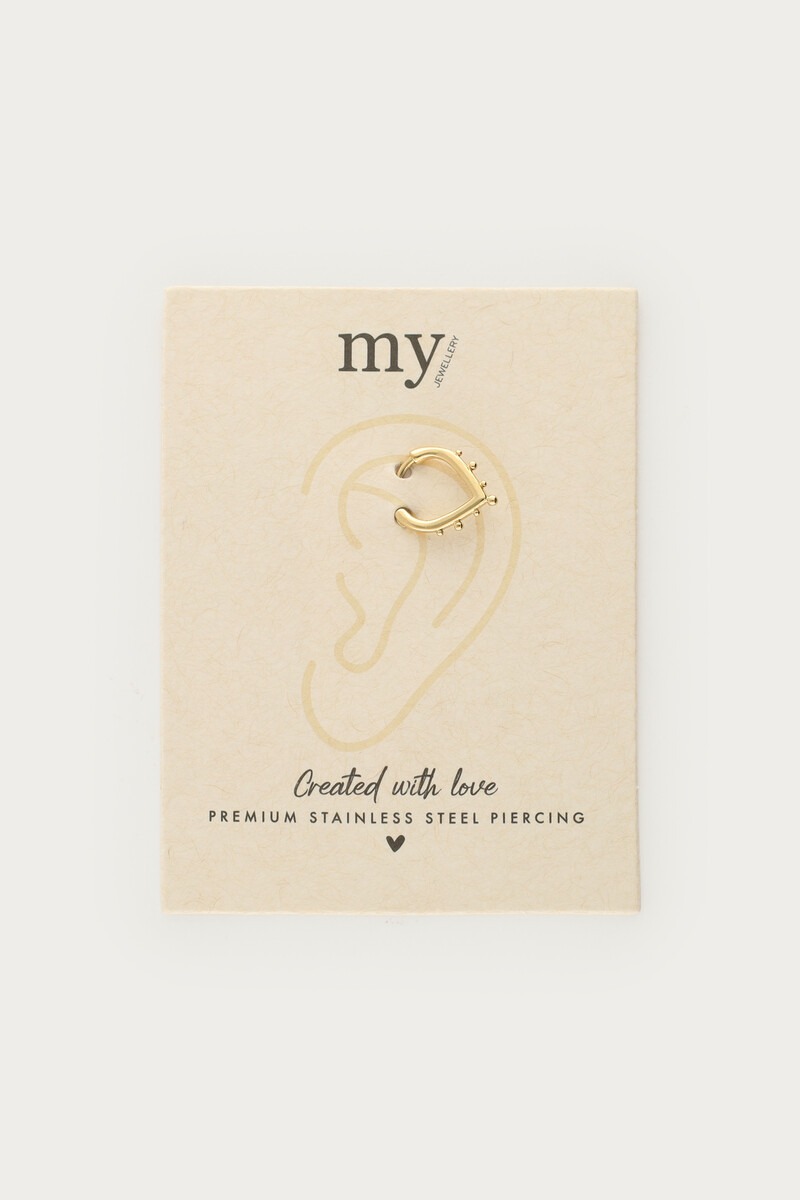 Ear game daith ear piercing with dots | My Jewellery