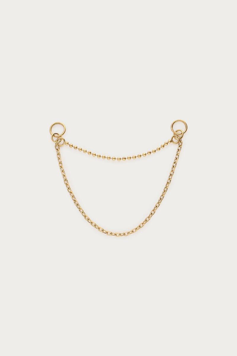 Ear game double earring connector