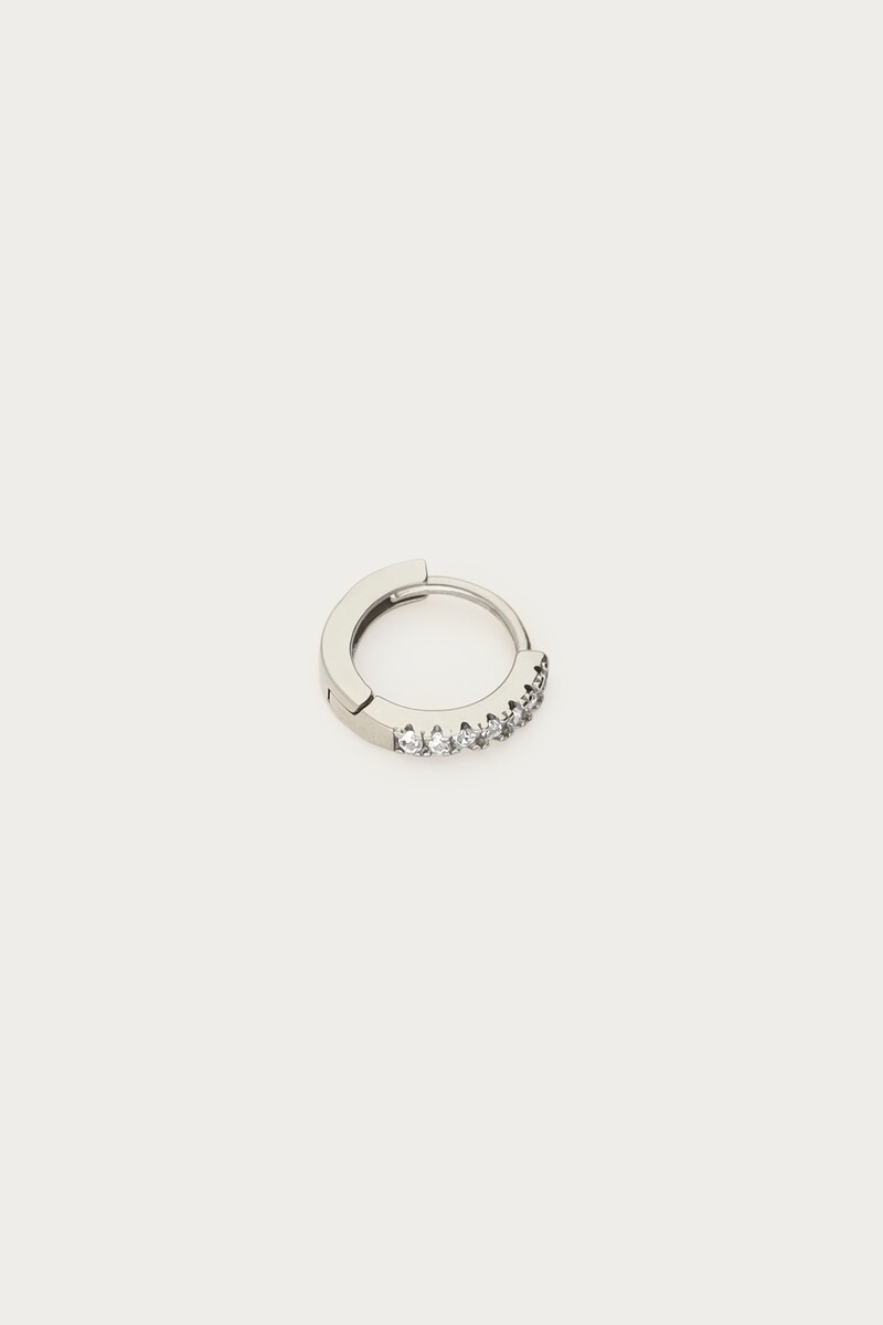 Ear game one piece oorring met strass stenen