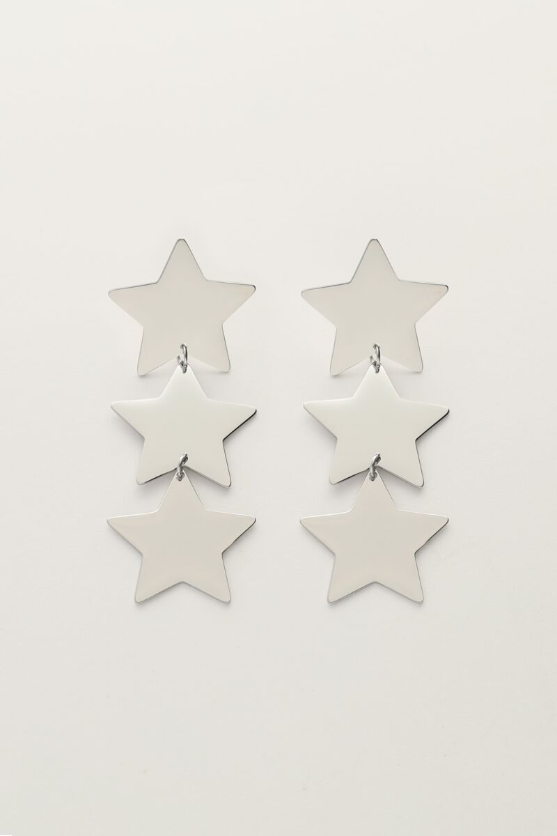 Statement oorhangers met drie sterren | My Jewellery