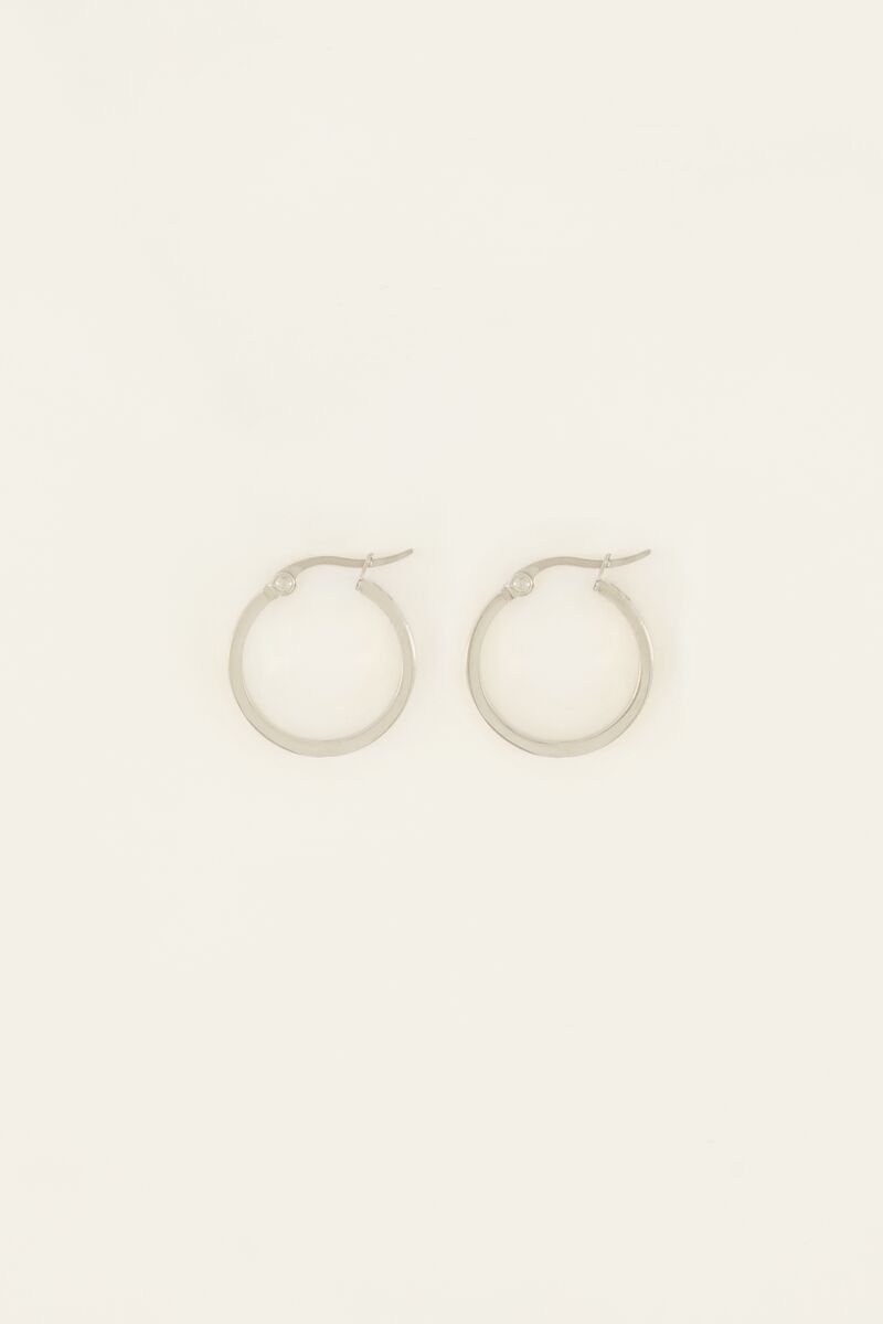 Oorringen met gegraveerde hartjes | My Jewellery