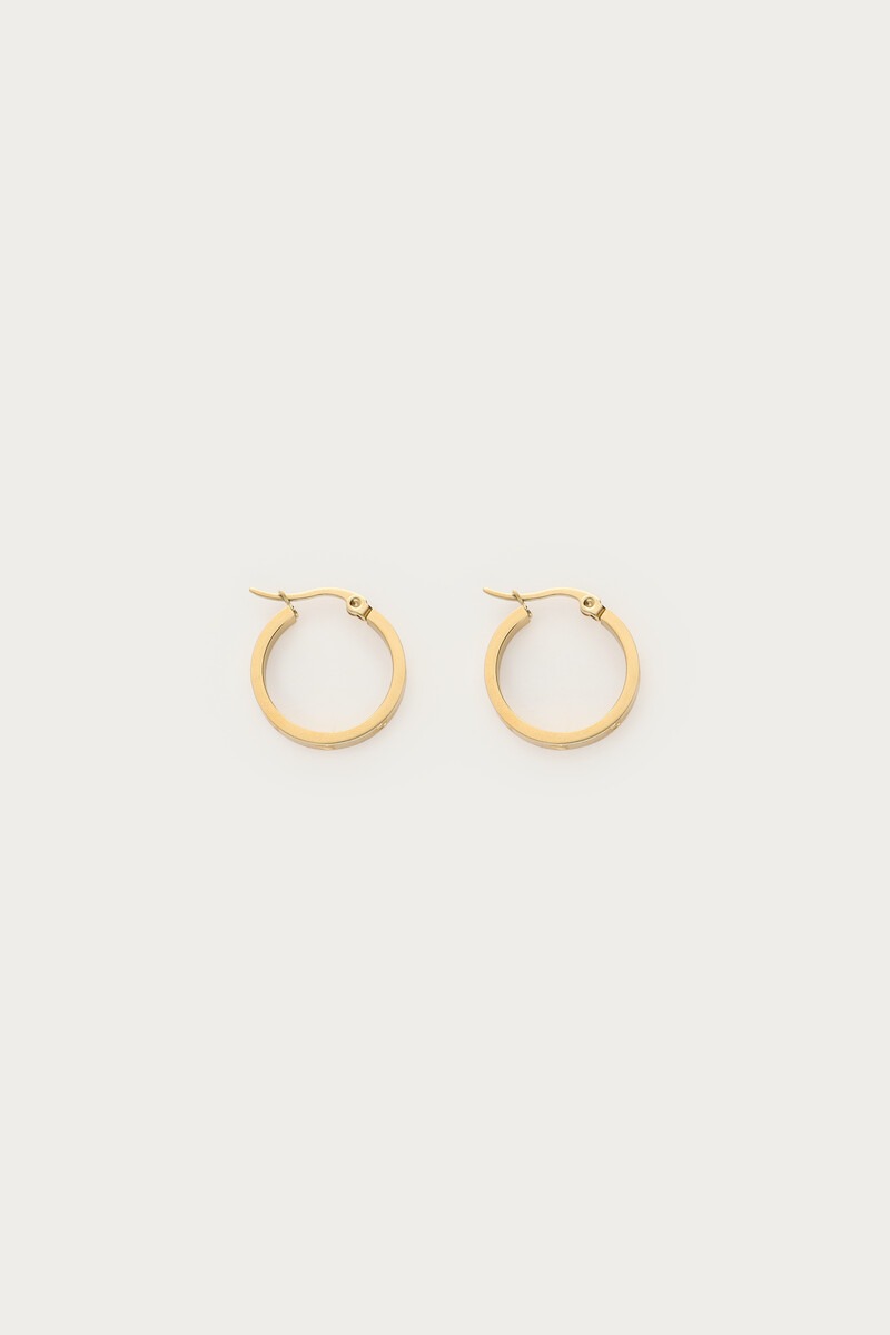 Earrings with engraved hearts | My Jewellery