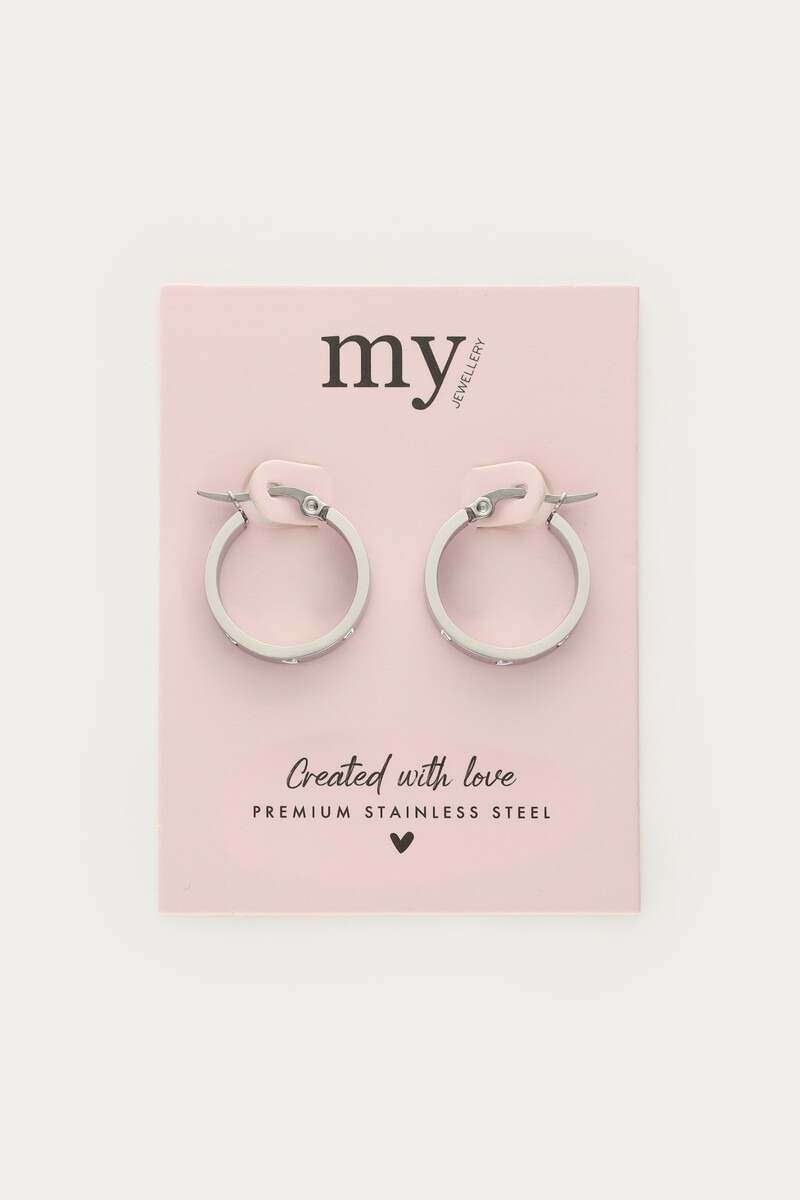 Earrings with engraved hearts | My Jewellery