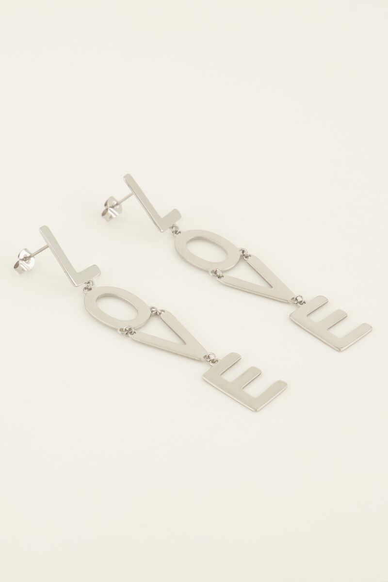 Earrings with love letters | My Jewellery