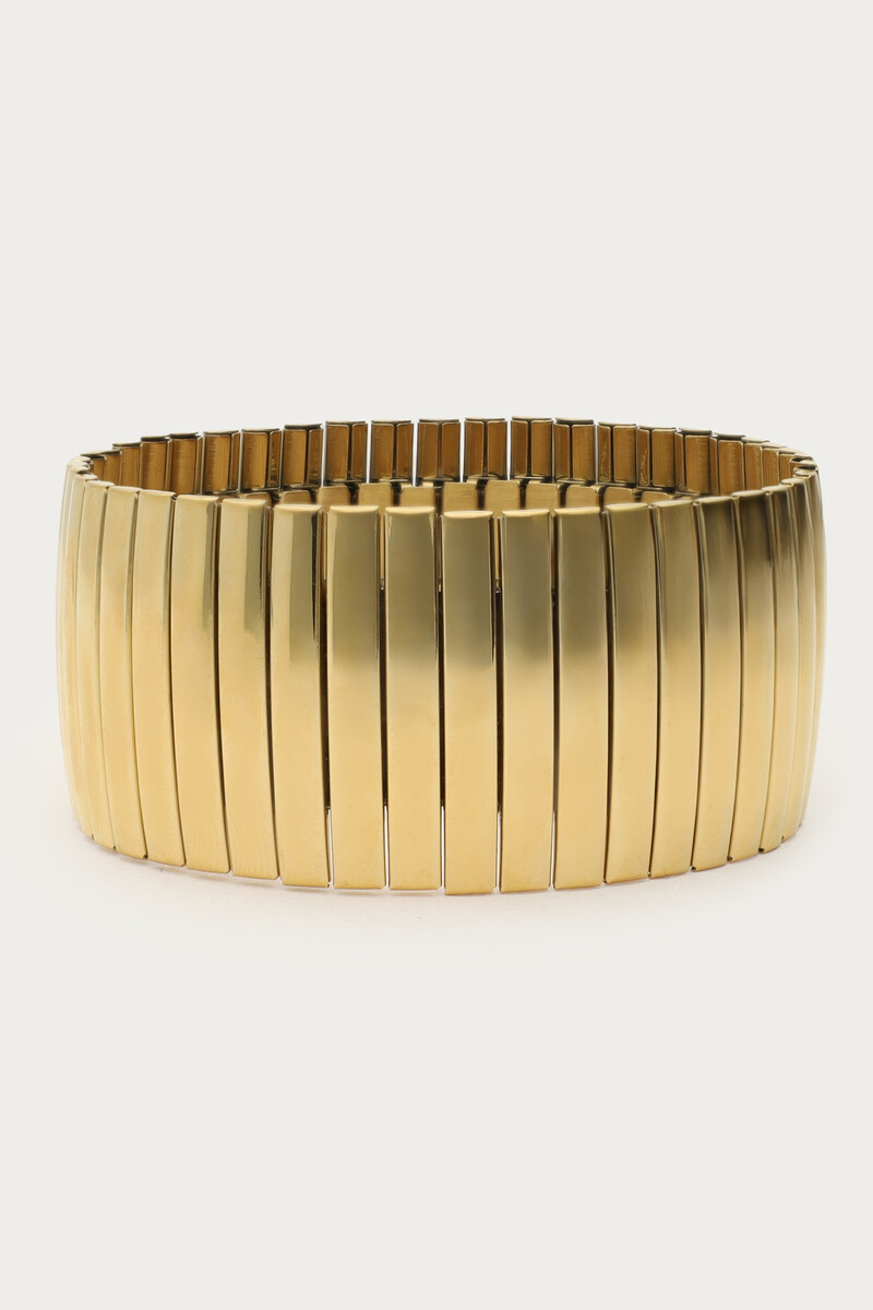 Elastisches Armband mit Streifen maxi
