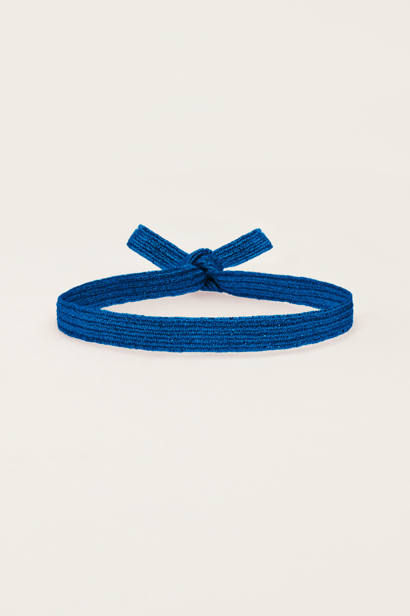 Elastieken armband basic glitter 