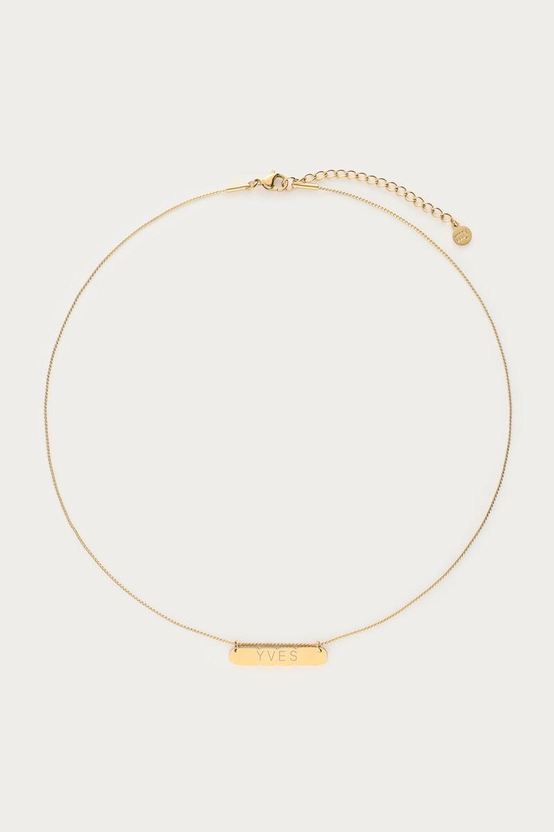 Engraved bar necklace | My Jewellery