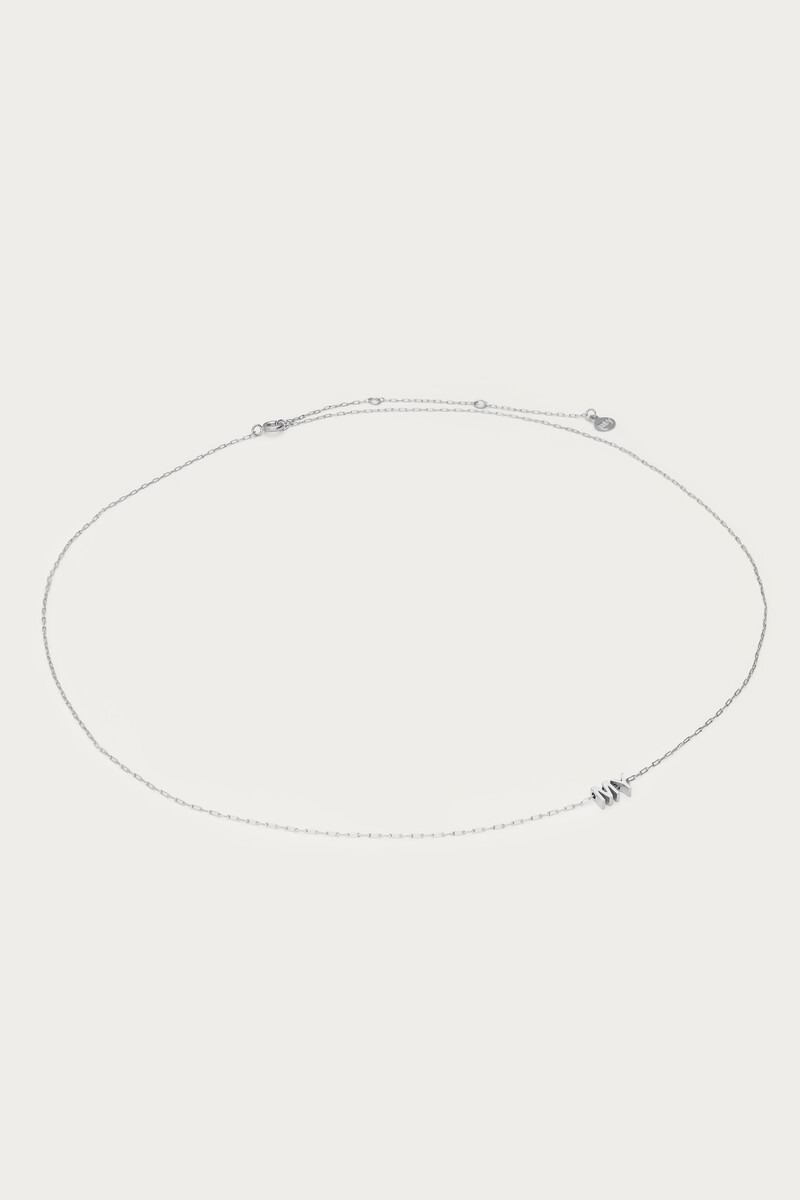 Engraved long necklace with separate charms | My Jewellery