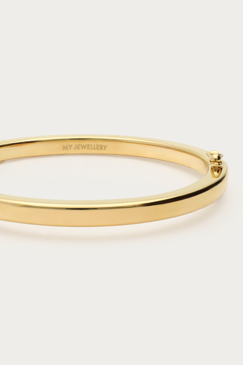 Flat bangle with clasp | My Jewellery