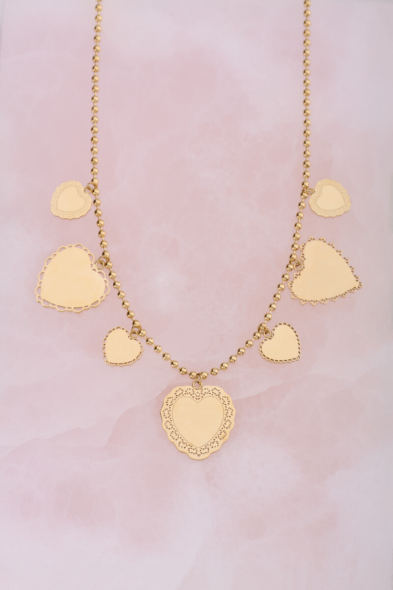 Love necklace with seven hearts | My Jewellery