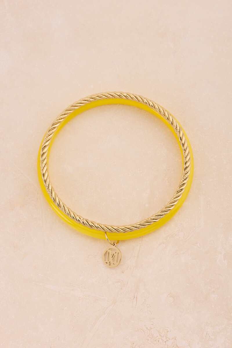 Yellow thin bangle set | My Jewellery