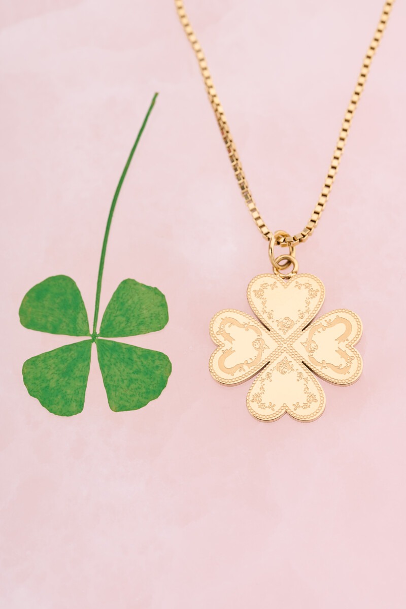 Fortune necklace with heart clover | My Jewellery