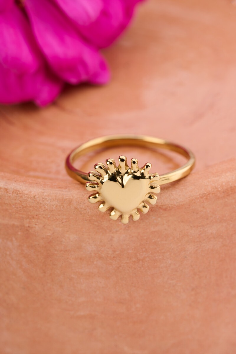 Fortune ring with heart sun | My Jewellery