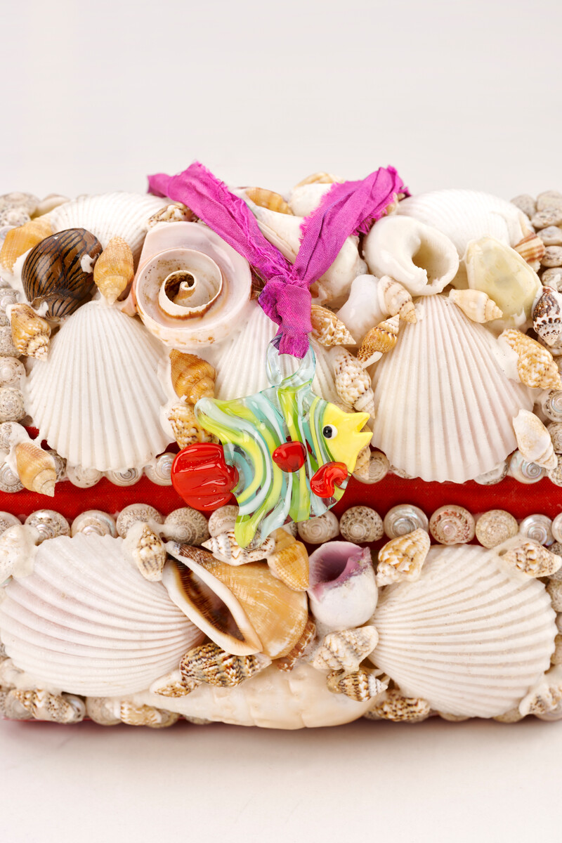 Bandana necklace with fish pendant | My Jewellery