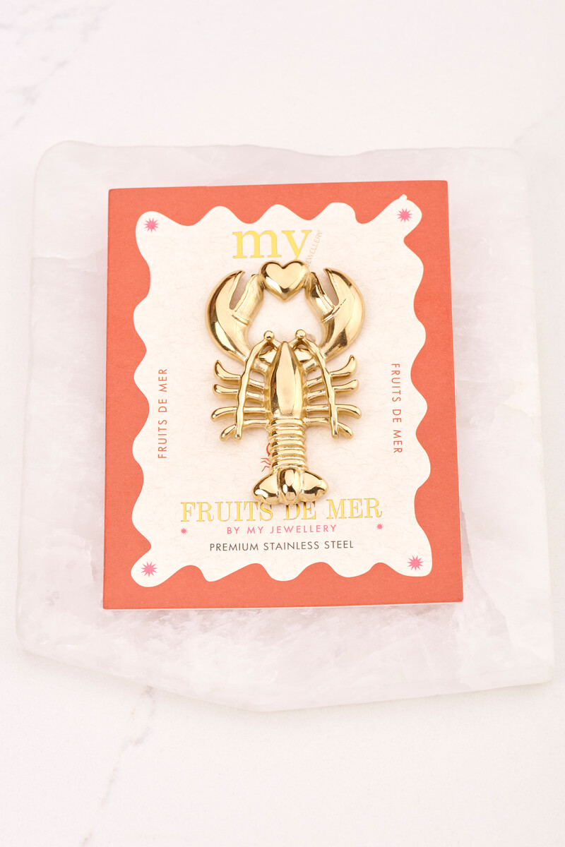 Mer broche lobster | My Jewellery
