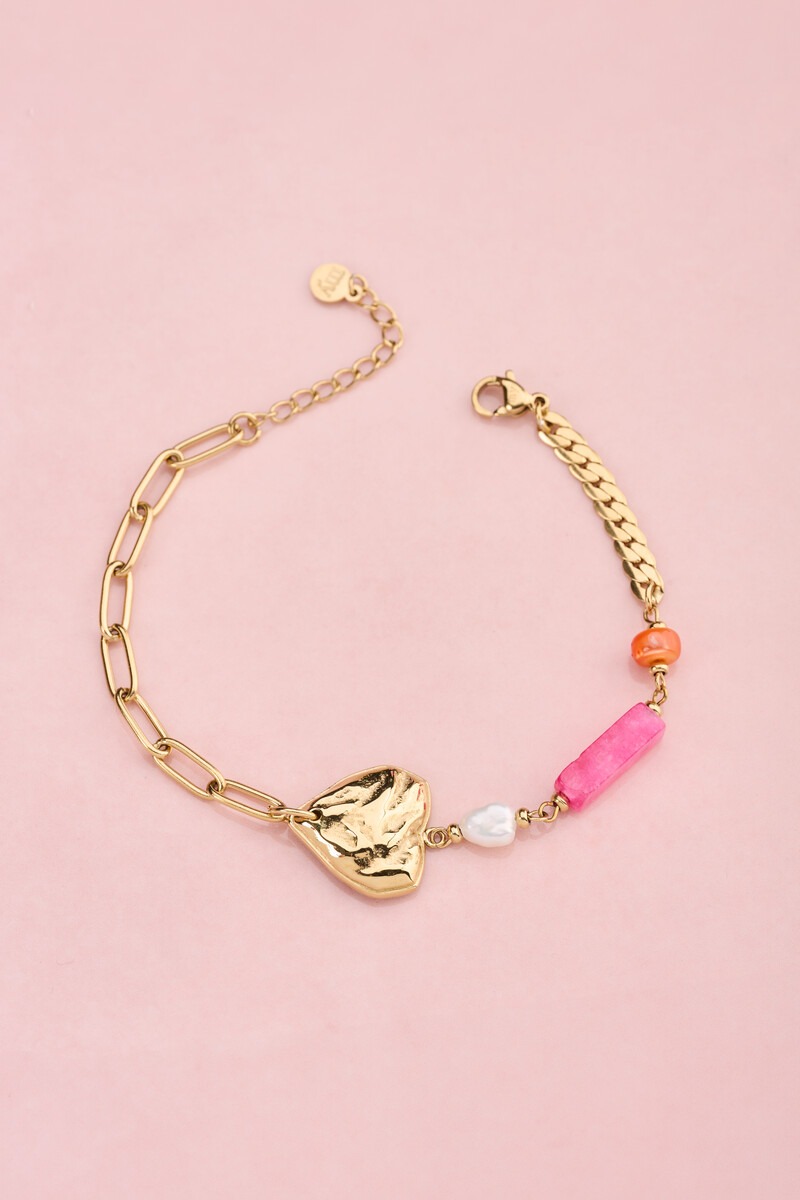 Ciao bracelet with beads and heart | My Jewellery