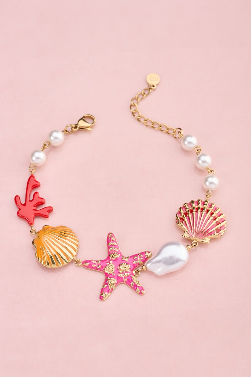 Ciao bracelet with starfish and faux pearl | My Jewellery