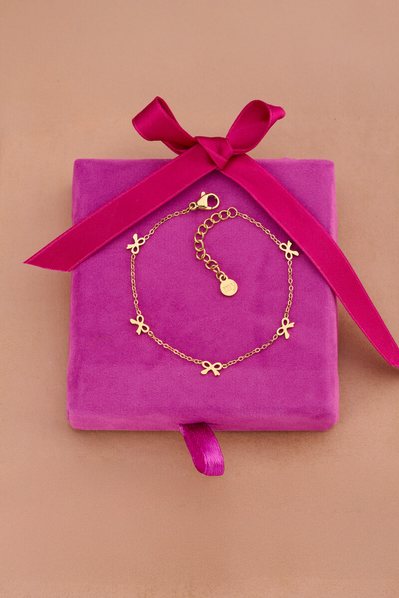 Minimalist bracelet with mini bows | My Jewellery
