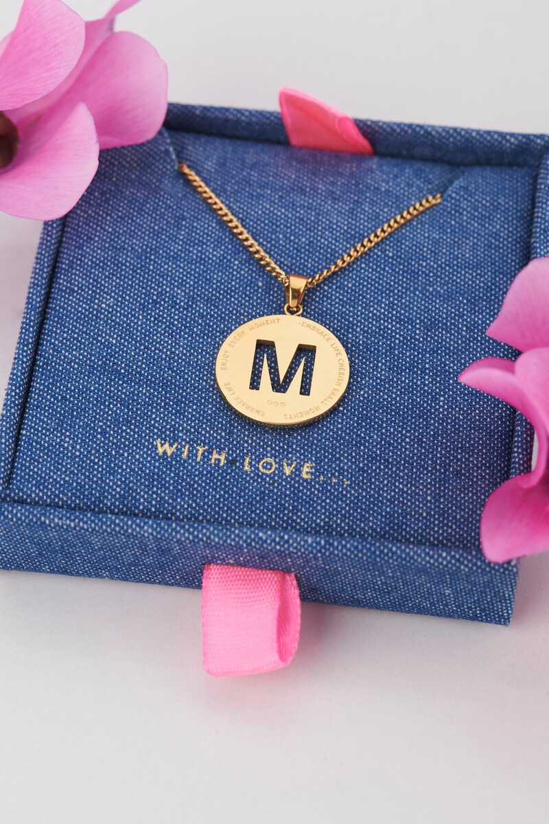 Necklace with open initial | My Jewellery