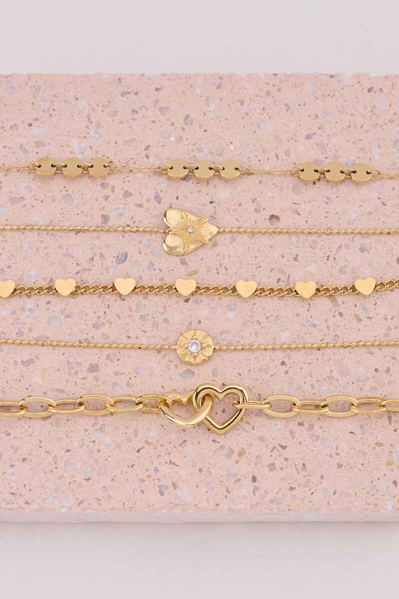 Midnight bracelet with hearts | My Jewellery