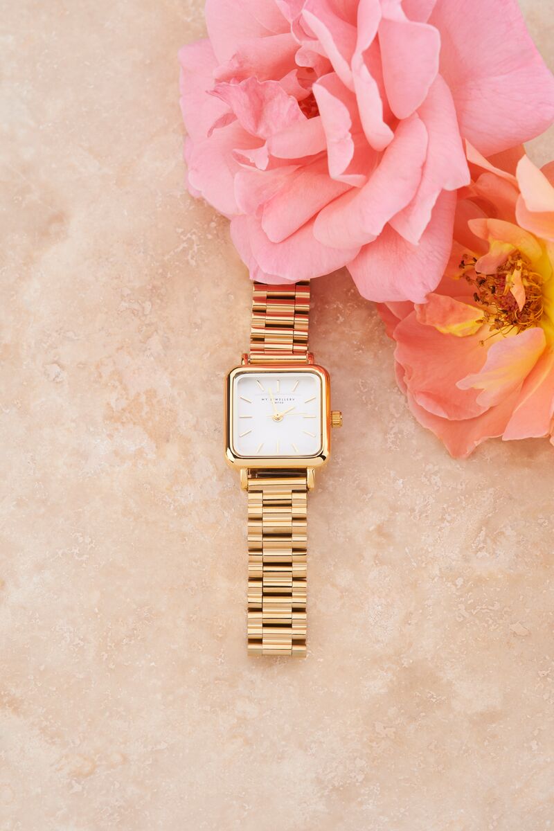 Vintage square watch with chain band | My Jewellery