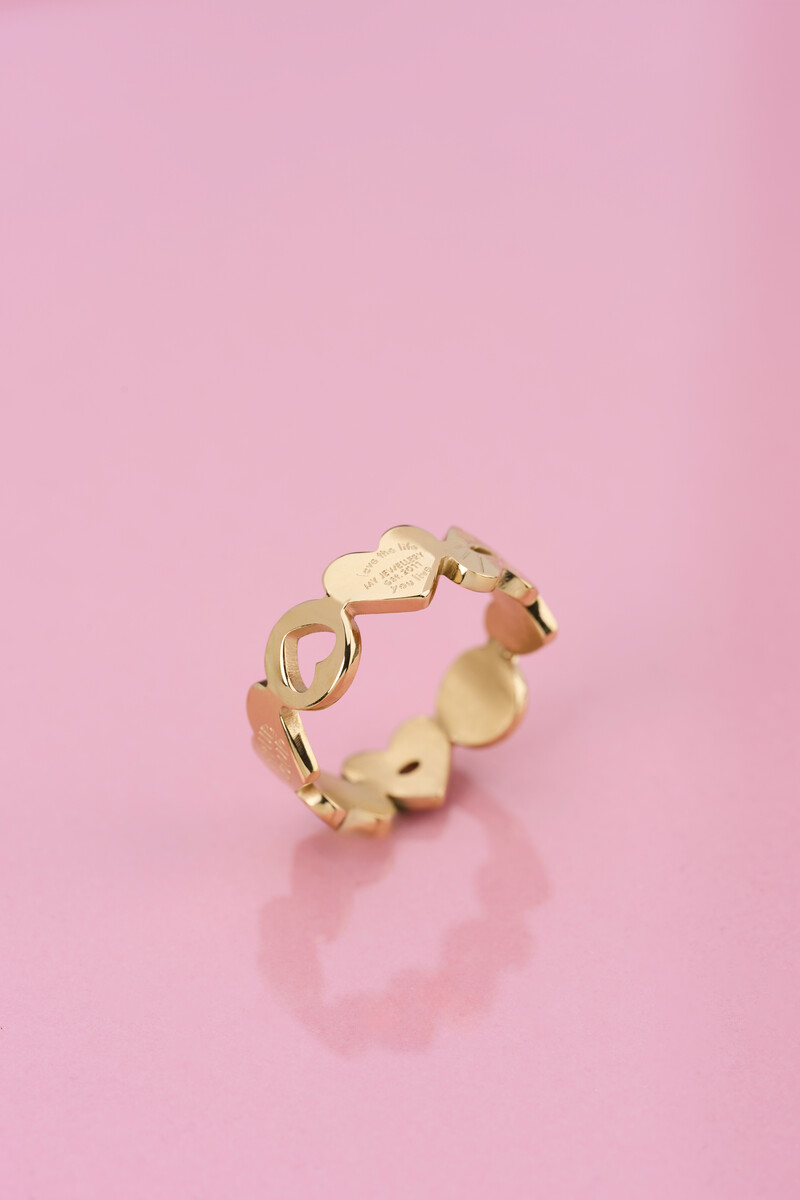 Iconic ring with chunky heart | My Jewellery