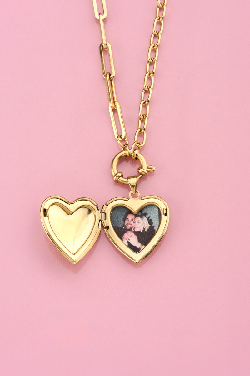 Love chain necklace with heart locket | My Jewellery