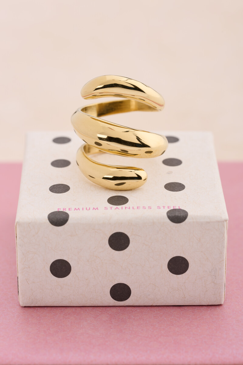 Bold statement ring spiral | My Jewellery