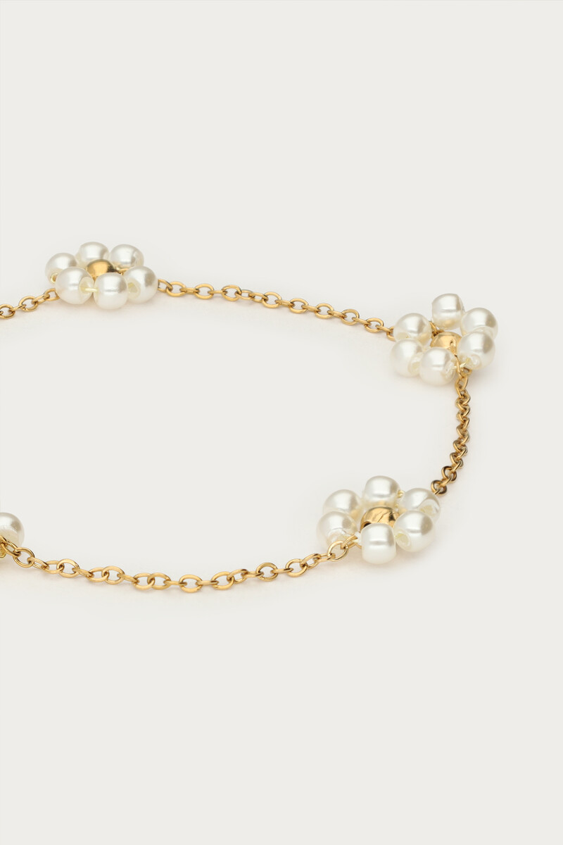 Floral faux pearl bracelet | My Jewellery