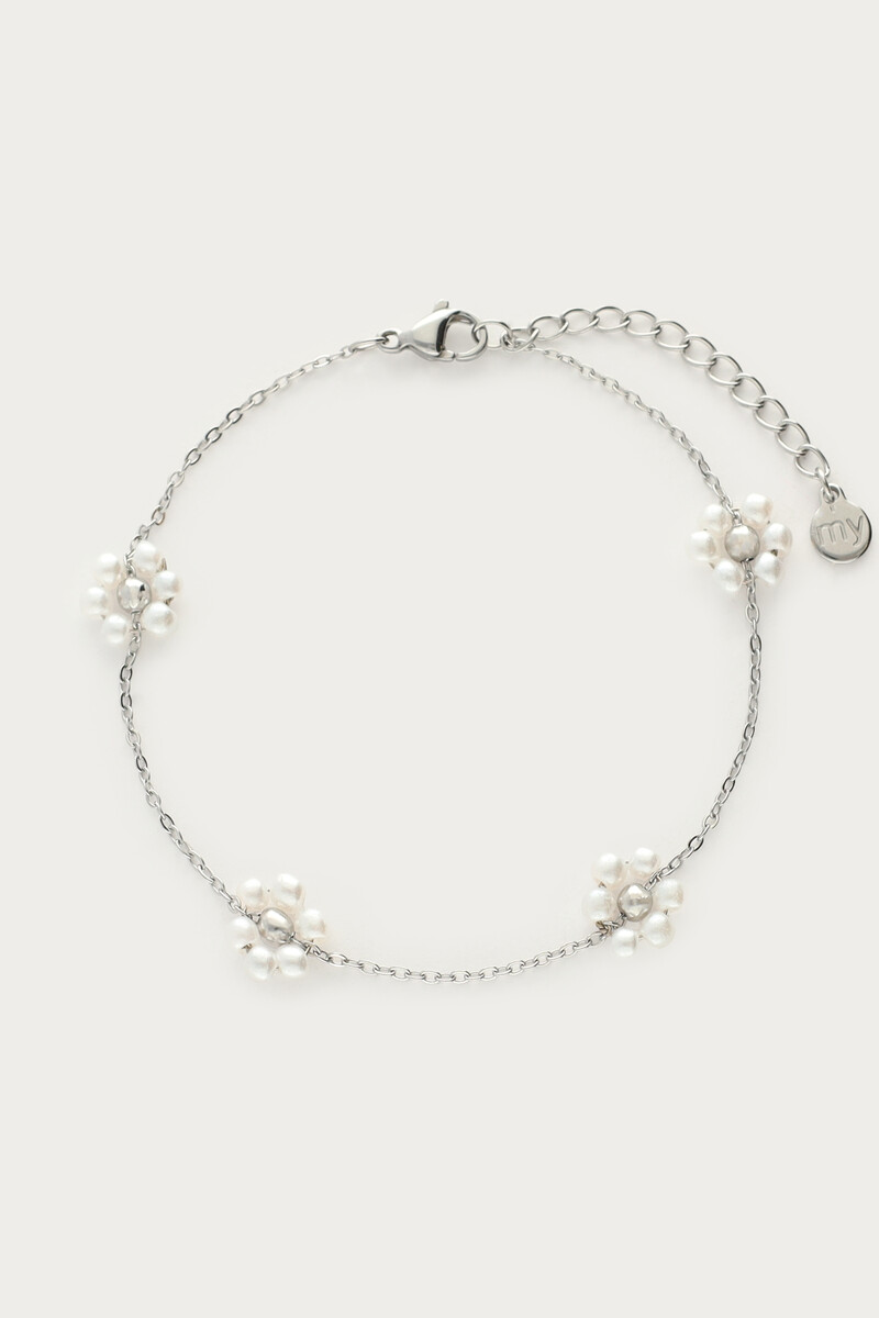Floral faux pearl bracelet | My Jewellery
