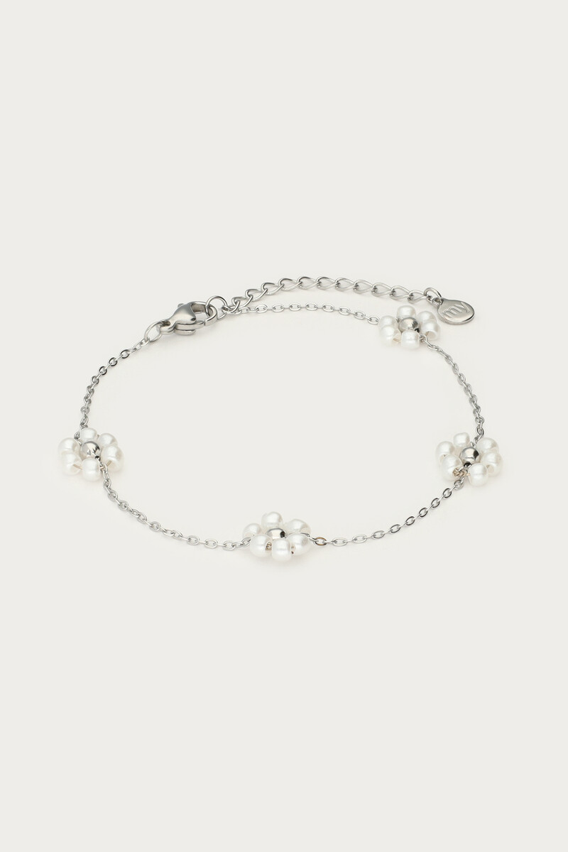 Floral faux pearl bracelet | My Jewellery