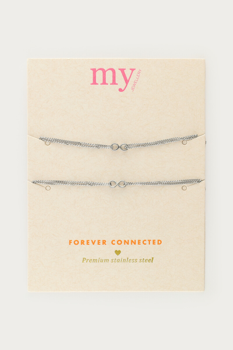 Forever Connected bracelet set infinity | My Jewellery