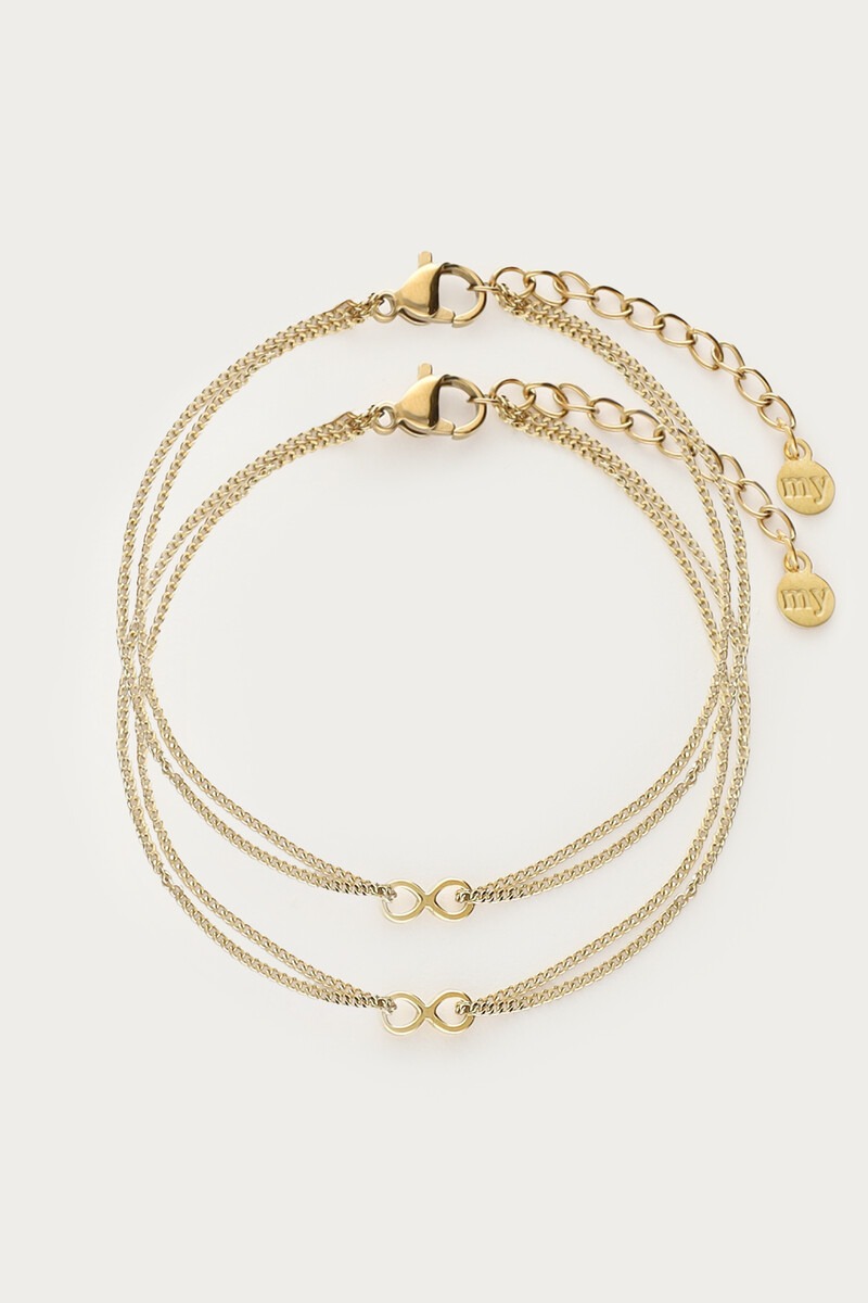 Forever Connected bracelet set infinity | My Jewellery