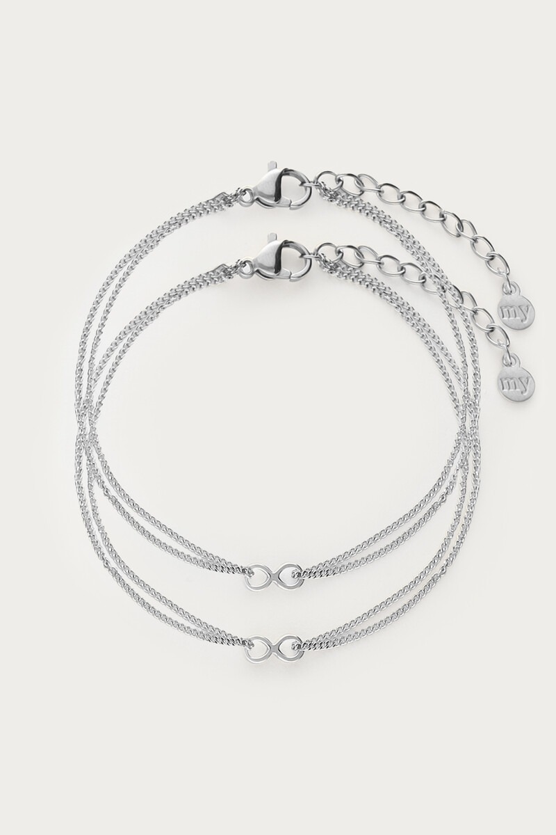 Forever Connected bracelet set infinity | My Jewellery