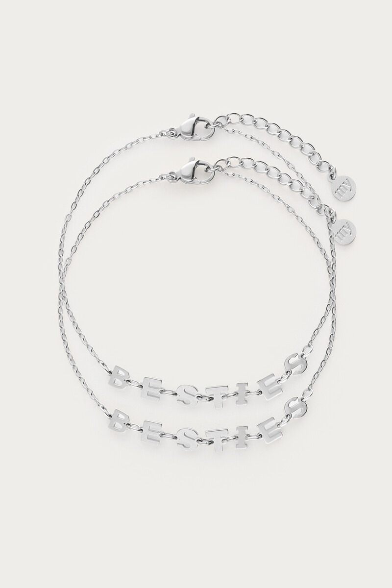 Forever Connected besties armbanden set