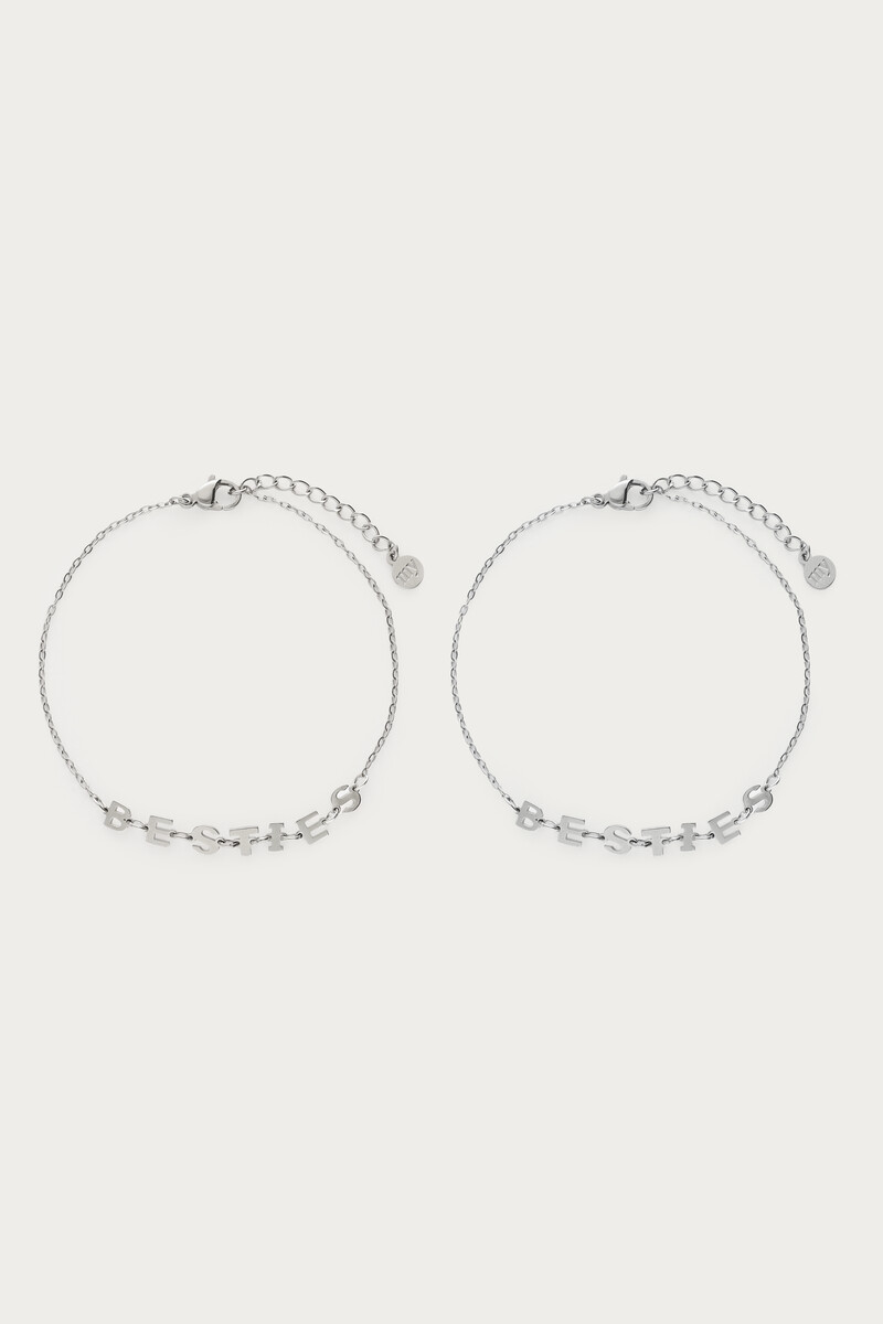 Forever Connected besties armbanden set