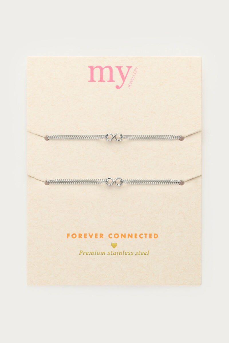 Forever Connected bracelet set infinity | My Jewellery