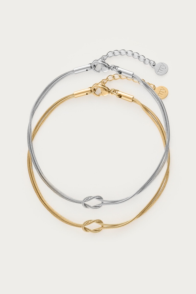 Forever Connected Minimalist Bracelet Set | My Jewellery