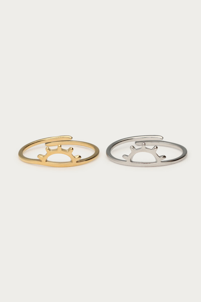 Forever Connected ring met zon detail