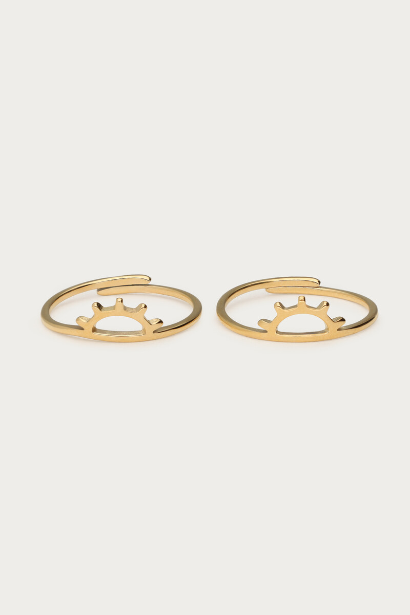 Forever Connected ring met zon detail