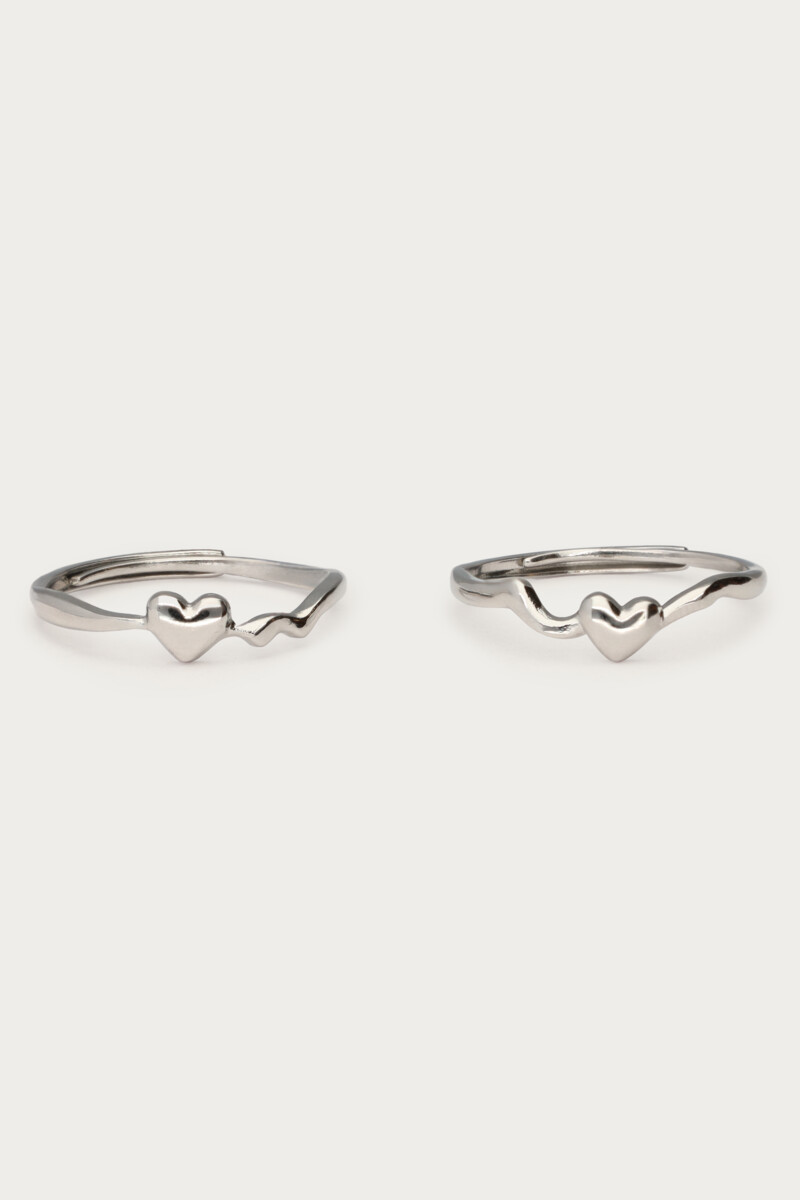 Forever connected rings with heart | My Jewellery