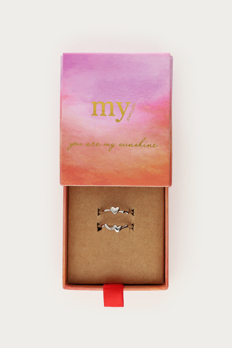 Forever connected rings with heart | My Jewellery