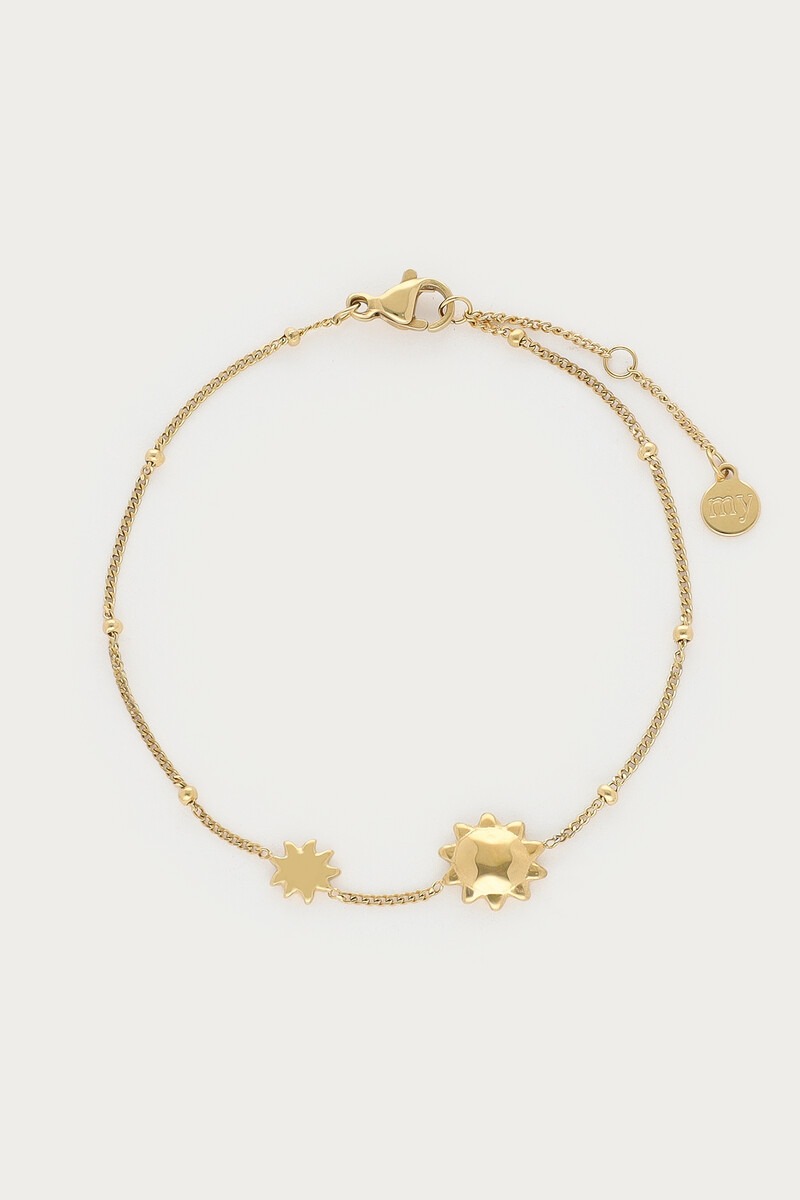 Fortune armband met dubbele zon